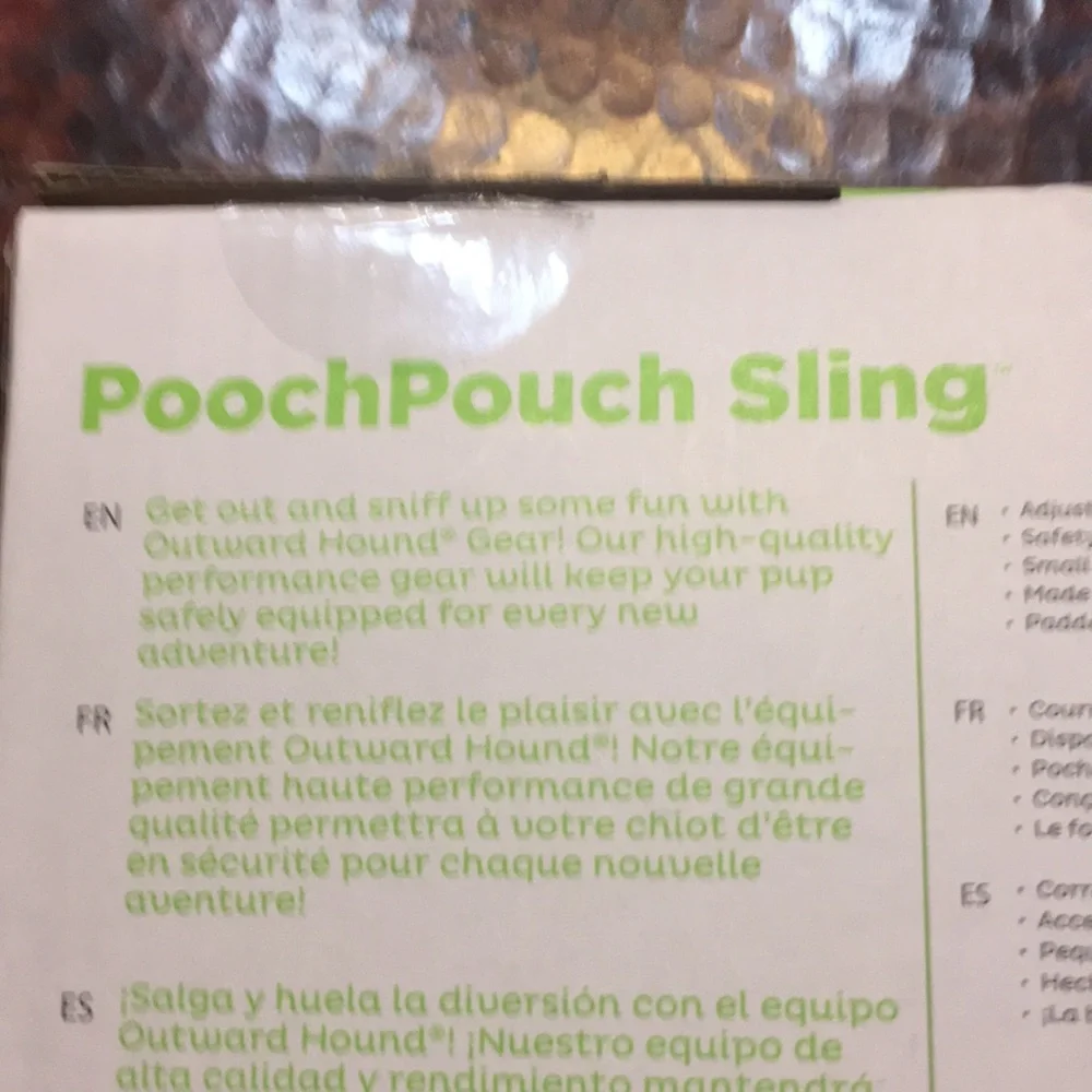 New Outward Hound Pooch Pouch Sling